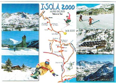 Isola 2000, le ski dans les Alpes du Sud